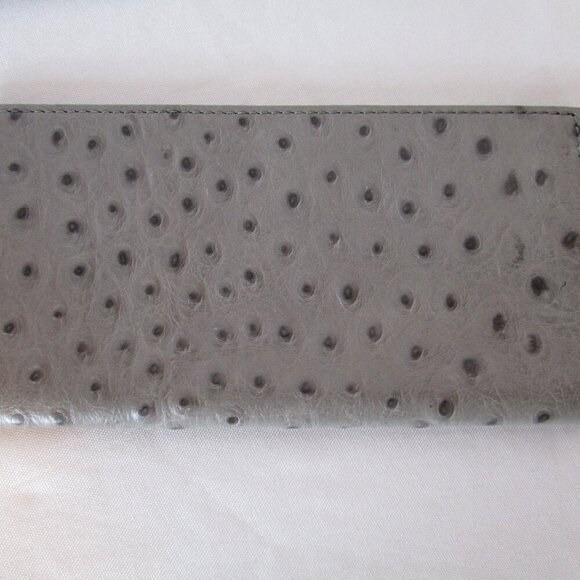 Dooney & Bourke Ostrich Hobo & Clutch & Checkbook Cover Set EUC - Picture 12 of 16